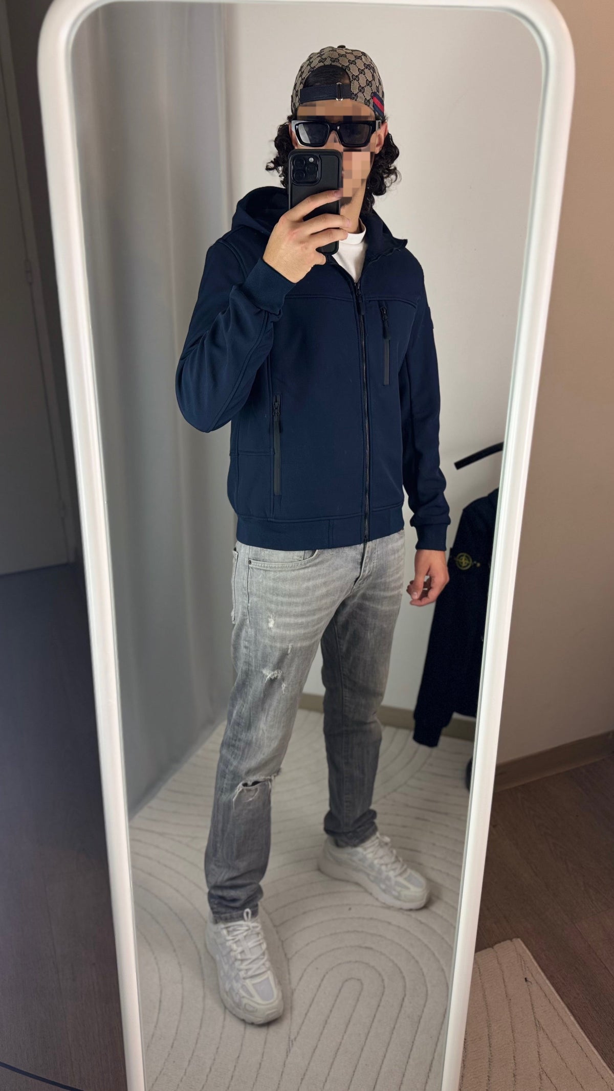 6. Veste STONE bleu
