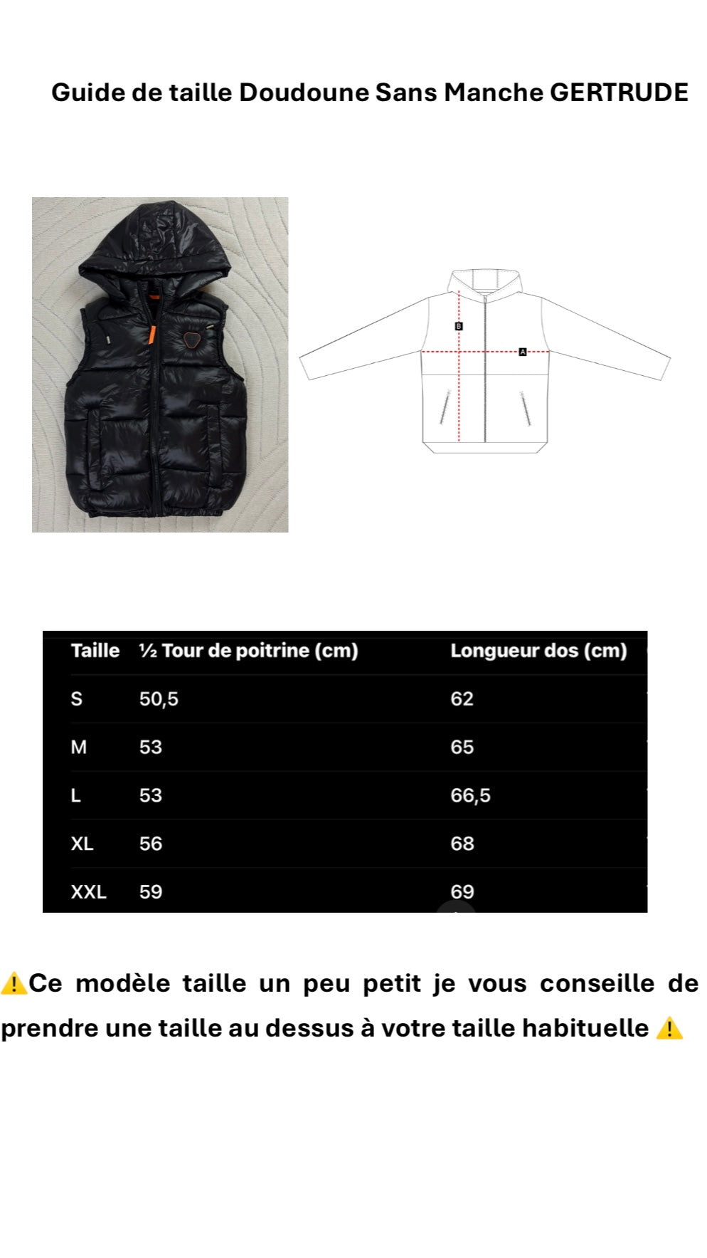 9. Doudoune Sans manche Gertrude