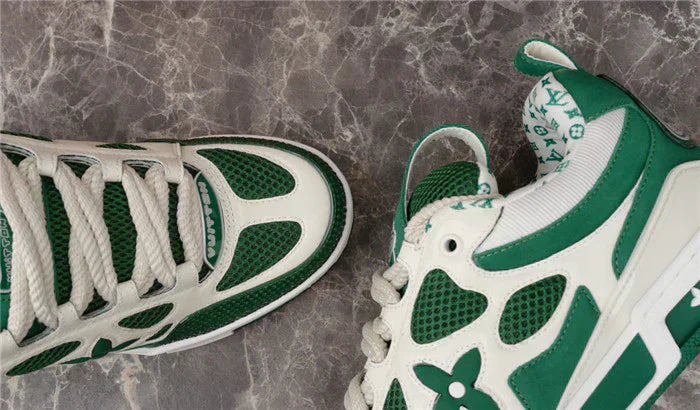 LOUIS VUITTON SKATE SNEAKER VERT BLANC