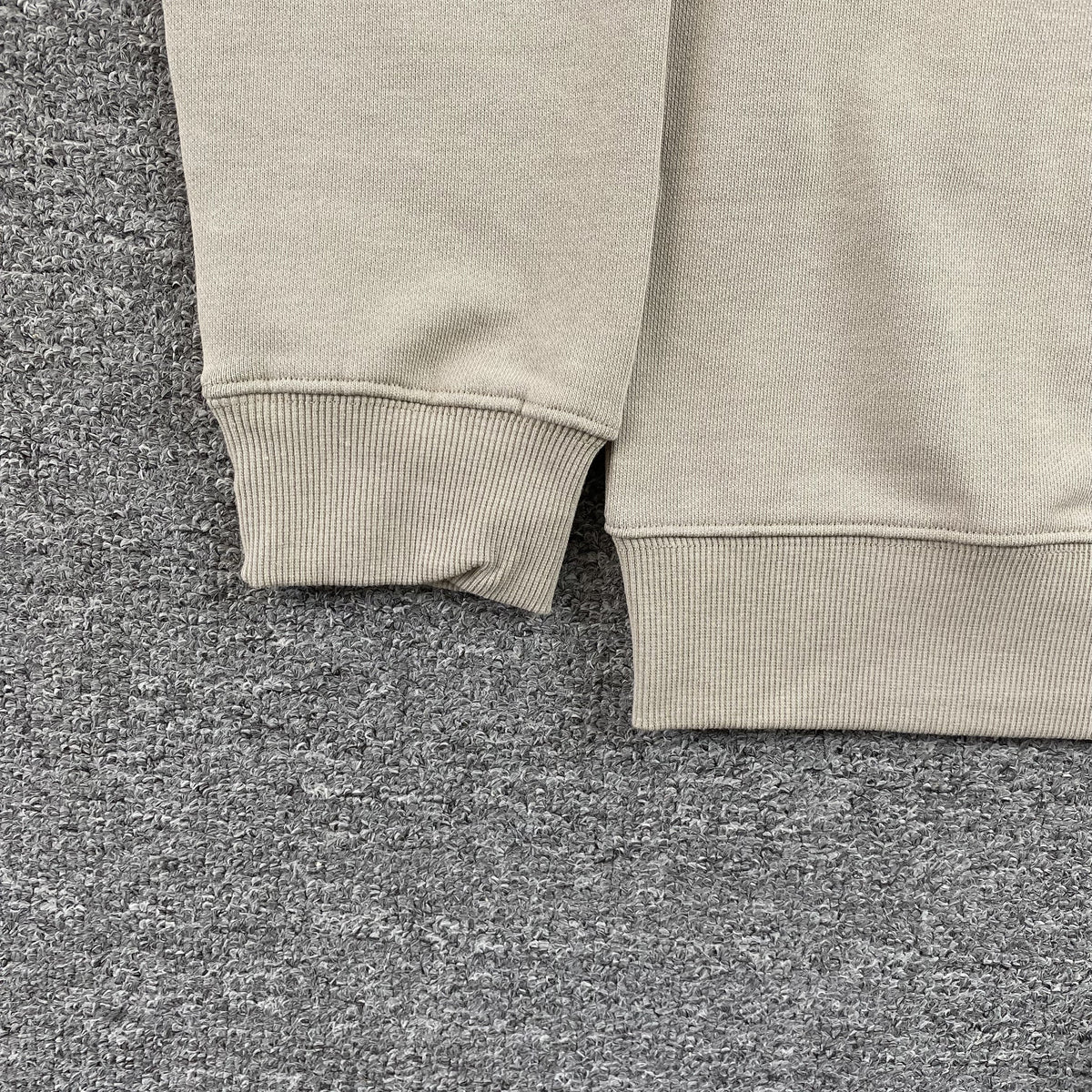 POLO RALPH LAUREN QUARTER ZIP SWEATSHIRT BEIGE